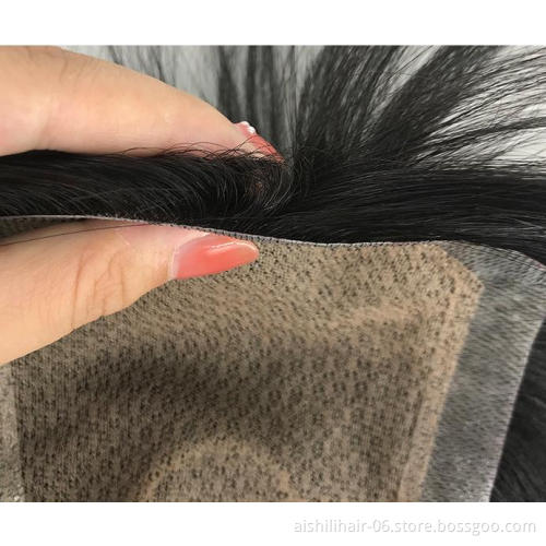 aishili wholesale human hair toupee for men